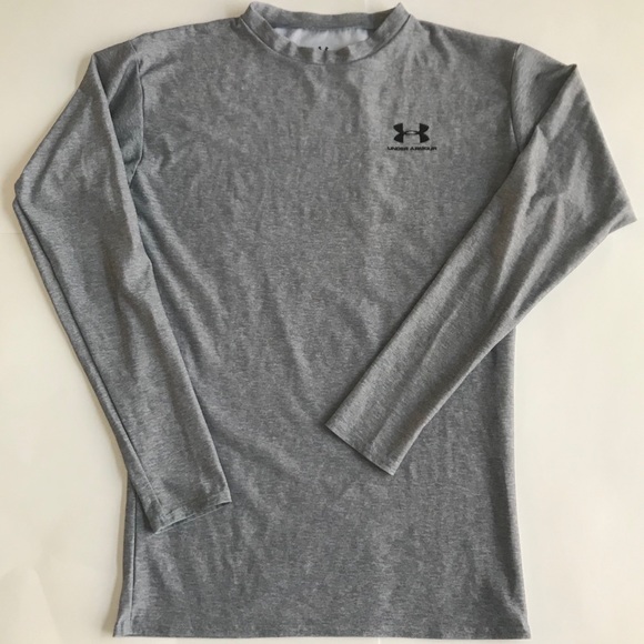 Under Armour Other - UA Men’s Heat Gear - Long Sleeve, Heather Grey